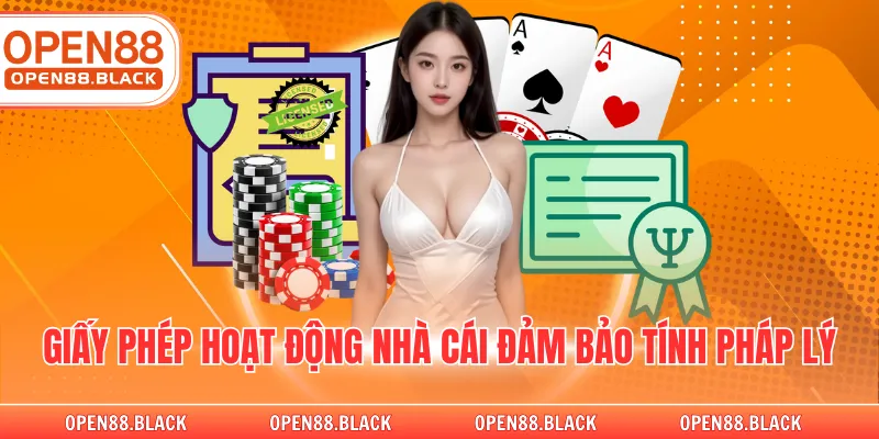 Giấy phép hoạt động nhà cái đảm bảo tính pháp lý