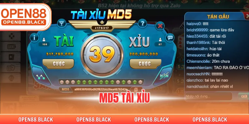 Md5 Tài Xỉu Tại Nhà Cái OPEN88 Đẳng Cấp 2026